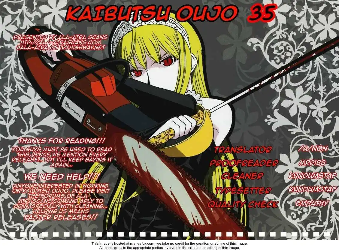 Kaibutsu Oujo Chapter 35 37